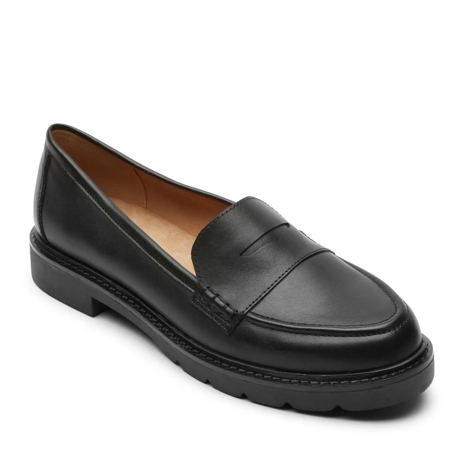 Rockport Women's Kacey Penny Loafer Flat 8.5 Black