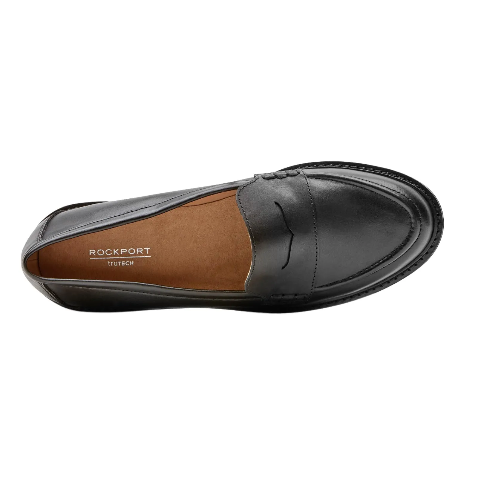 Rockport Women's Kacey Penny Loafer Flat 8.5 Black
