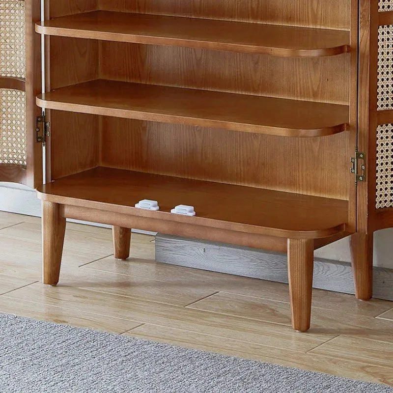 ROZE Rattan Shoe Cabinet