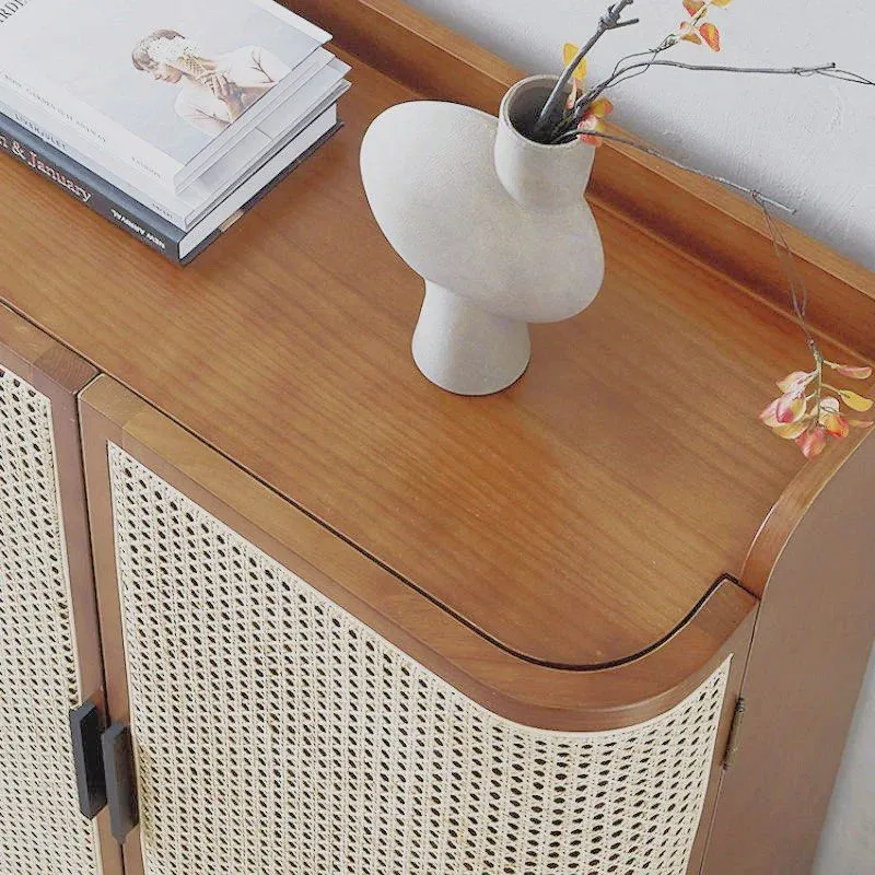 ROZE Rattan Shoe Cabinet