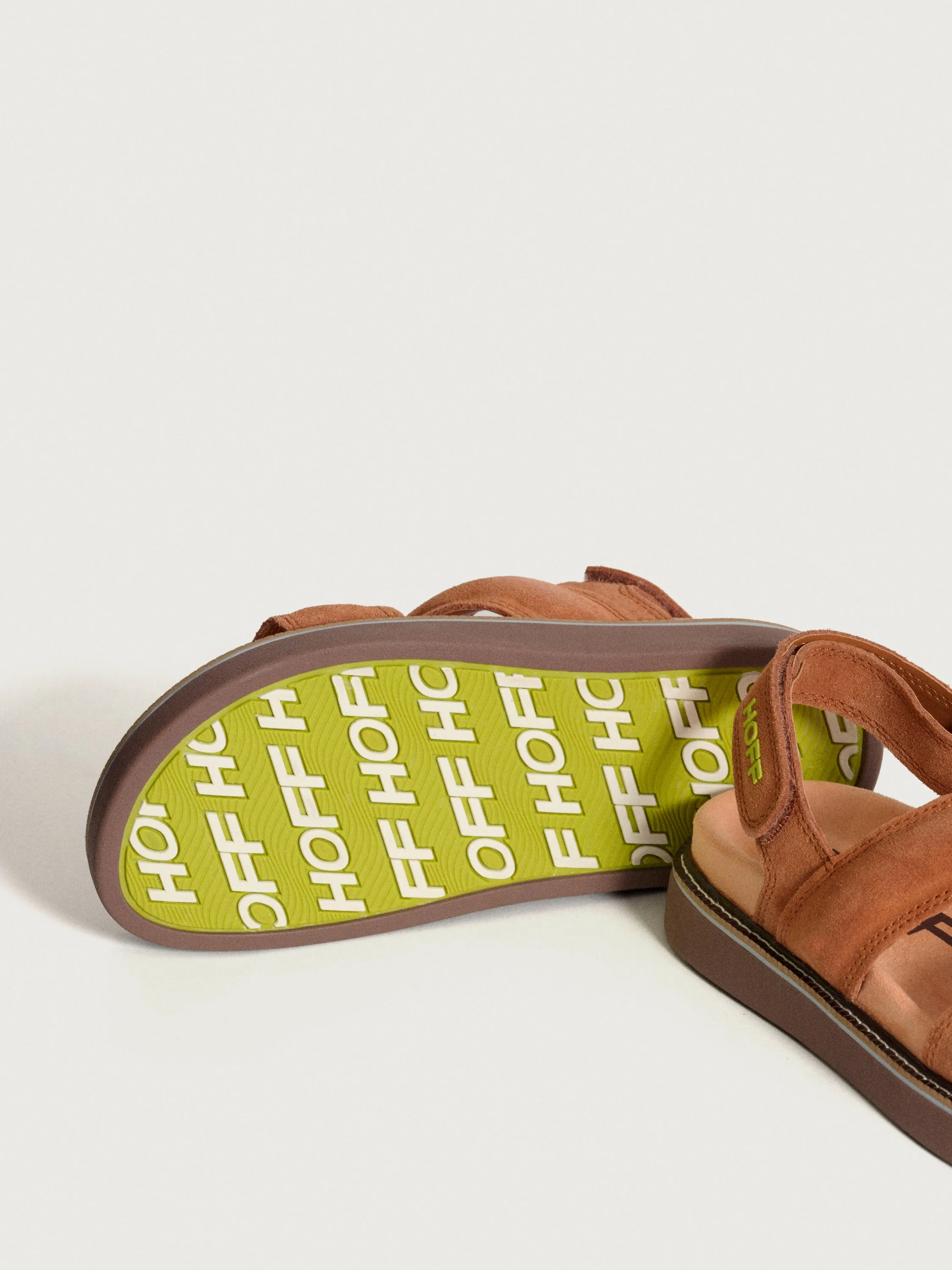 SANDAL LEATHER ROAD TERRACOTTA