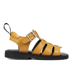 Sandal with buckle closure and Angulus logo tape