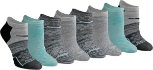 Saucony Women's RunDry Performance Super Lite No-Show Athletic Socks, (8 Pairs)