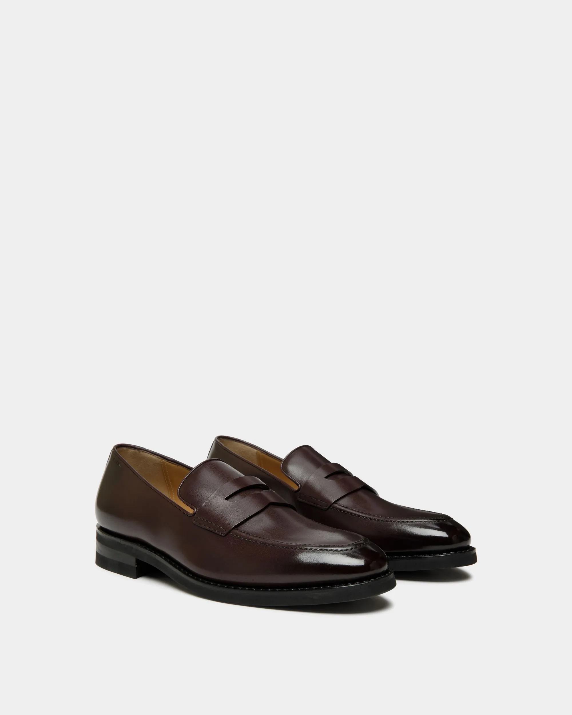 Scribe Un Loafer in Deep Burgundy Leather