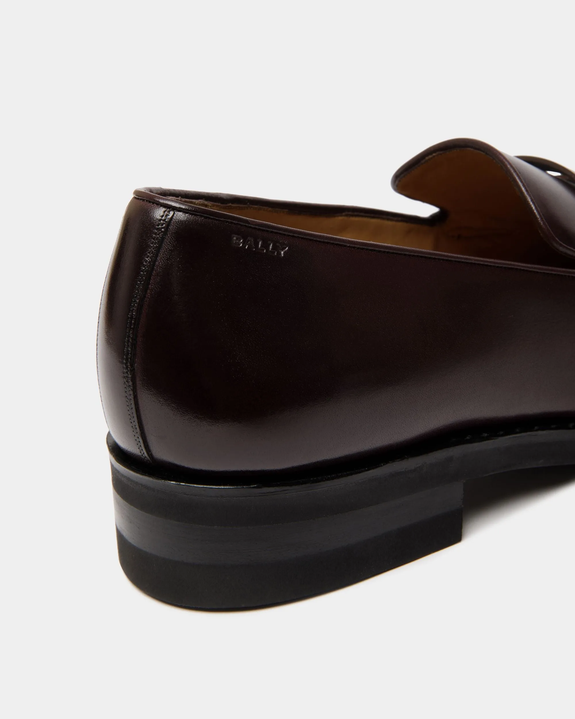Scribe Un Loafer in Deep Burgundy Leather