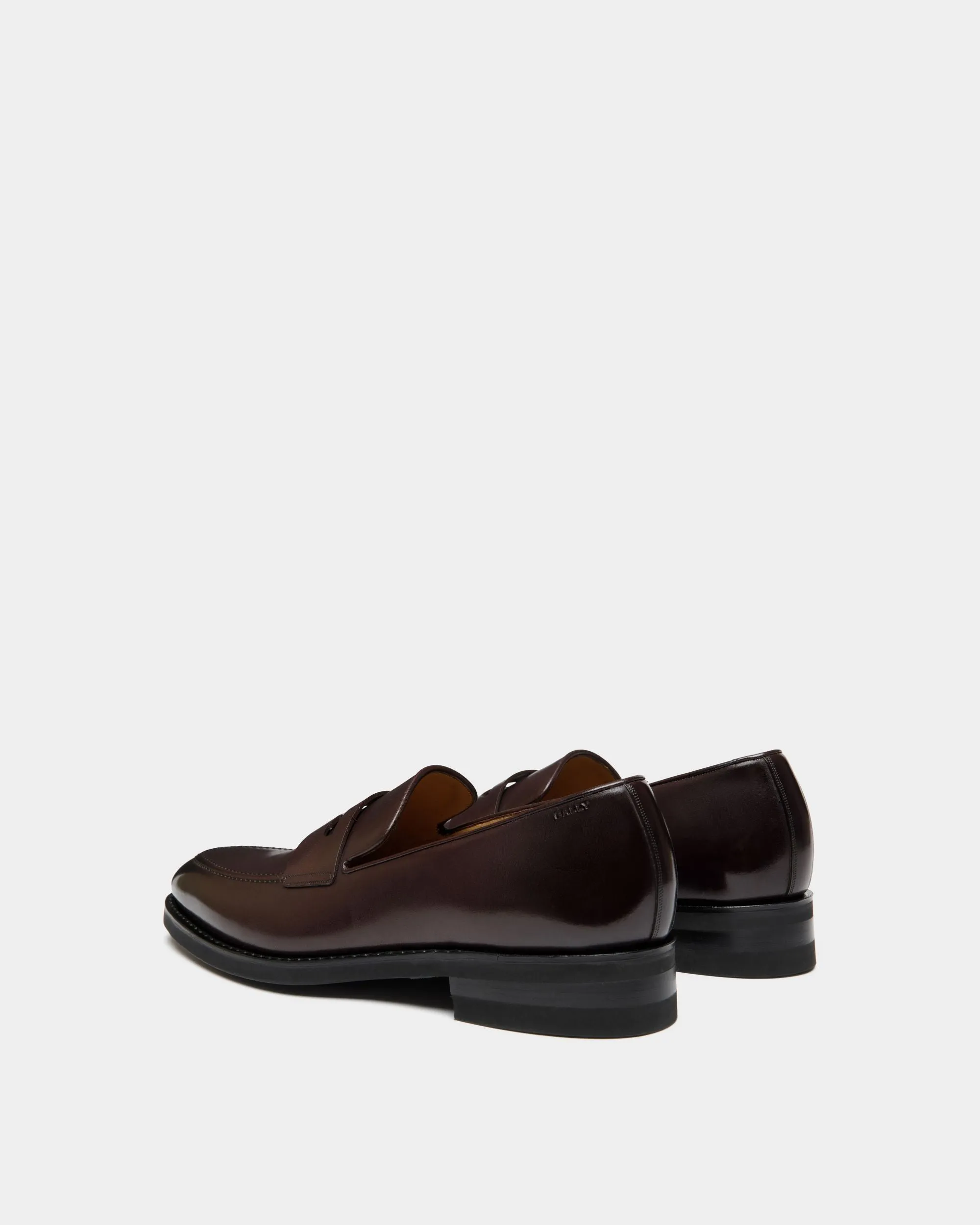 Scribe Un Loafer in Deep Burgundy Leather