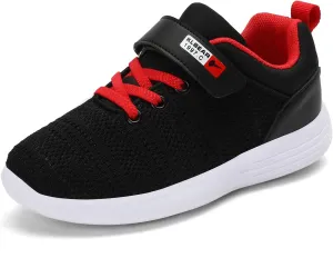 Shadowfax Girls Running Sneakers Kids Tennis Shoes Breathable Walking Shoe Black 11 Little Kid