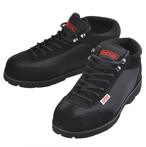 Simpson Racing Garage Crew Shoes14 - Black