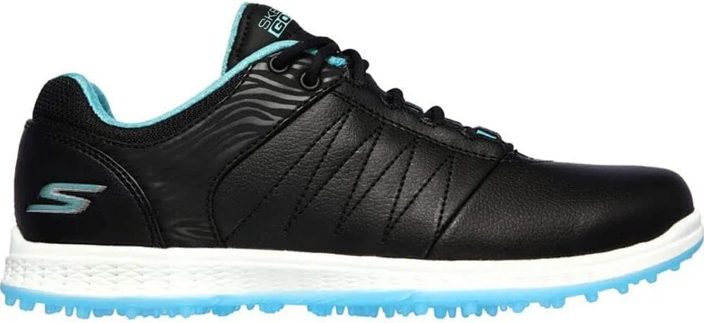 Skechers Golf Ladies GO Golf Pivot Spikeless Shoes Black/Turquoise Size 6 Medium