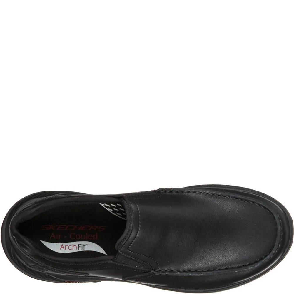 .Skechers Mens Arch Fit Motley Hust - (204184/BLK) - AF - R2L16