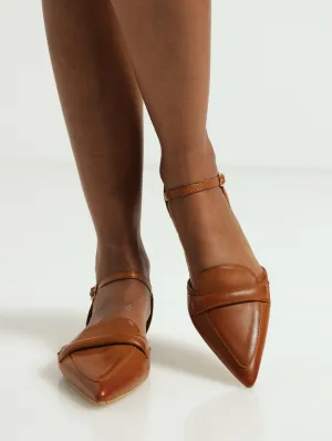 Slingback Loafer Push In - Tan