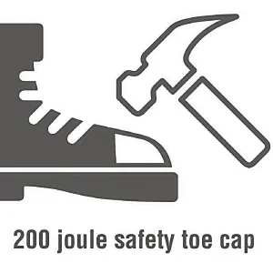 Slipbuster Safety Lace Up Black 37