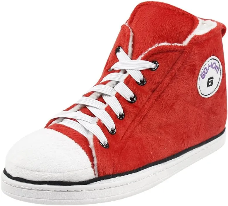 Sneaker Slippers for Women Fashion Indoor House Slipper Boots, Women's Super Soft Warm High Top Plush House Shoes for Women Slippers
