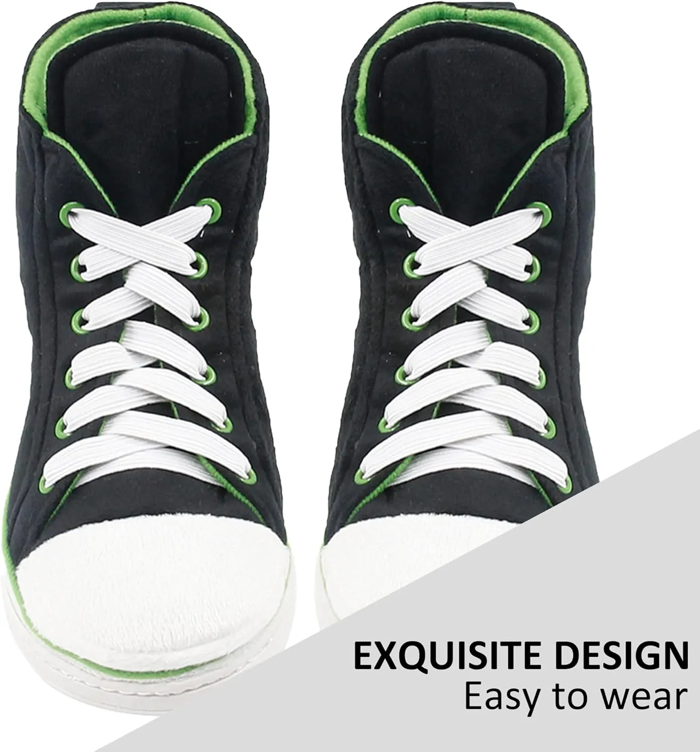 Sneaker Slippers for Women Fashion Indoor House Slipper Boots, Women's Super Soft Warm High Top Plush House Shoes for Women Slippers