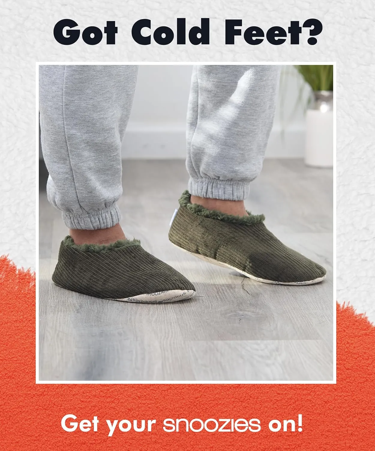 Snoozies Mens Slippers Indoor Plaid, Cord, or Camo, Sherpa Fleece-Lined Slippers Socks Non-Skid, Mens House Shoes, Male Gifts