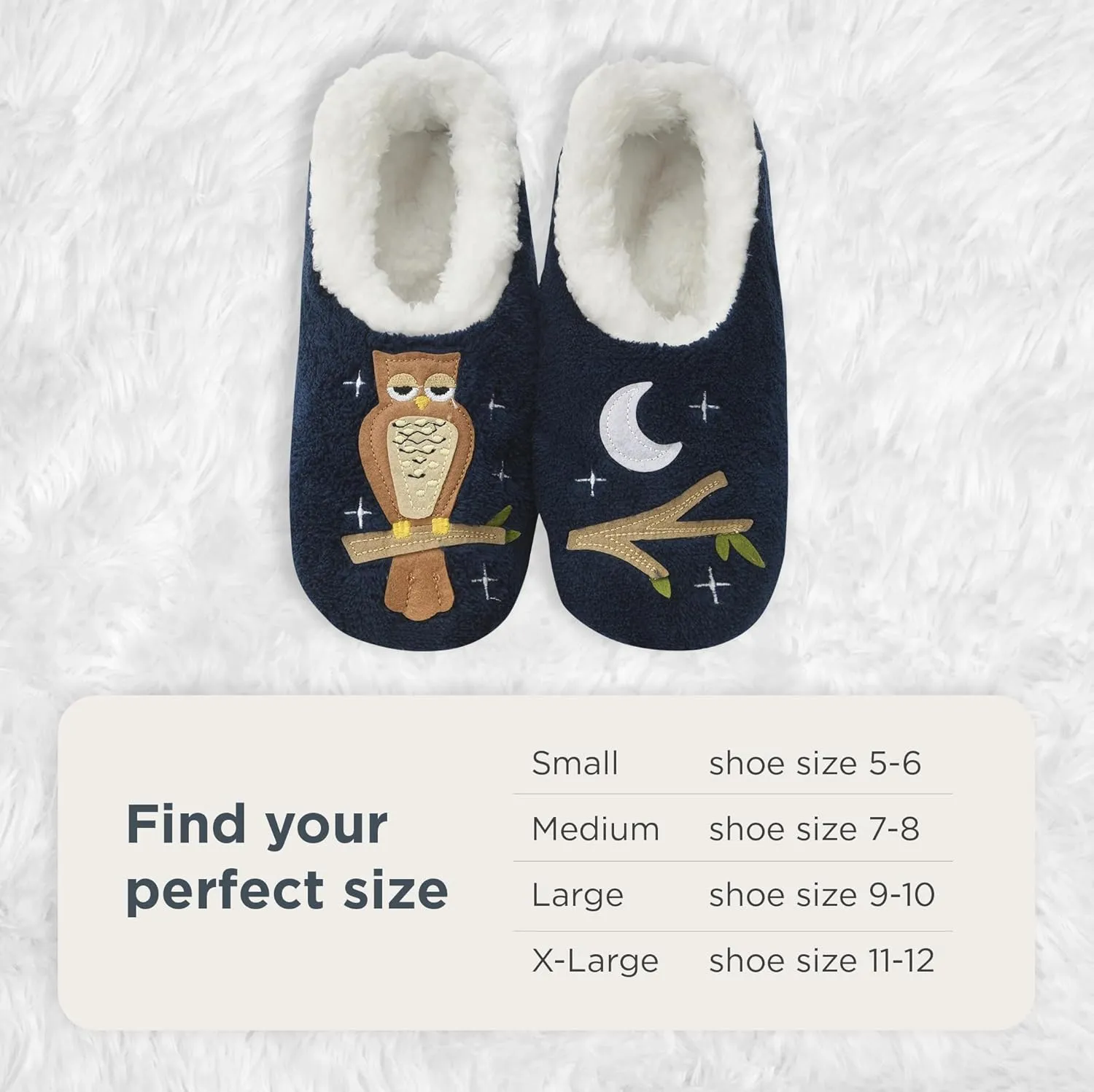 Snoozies Pairable Slipper Socks - Slippers for Women, Non-Slip Fuzzy Slipper Socks