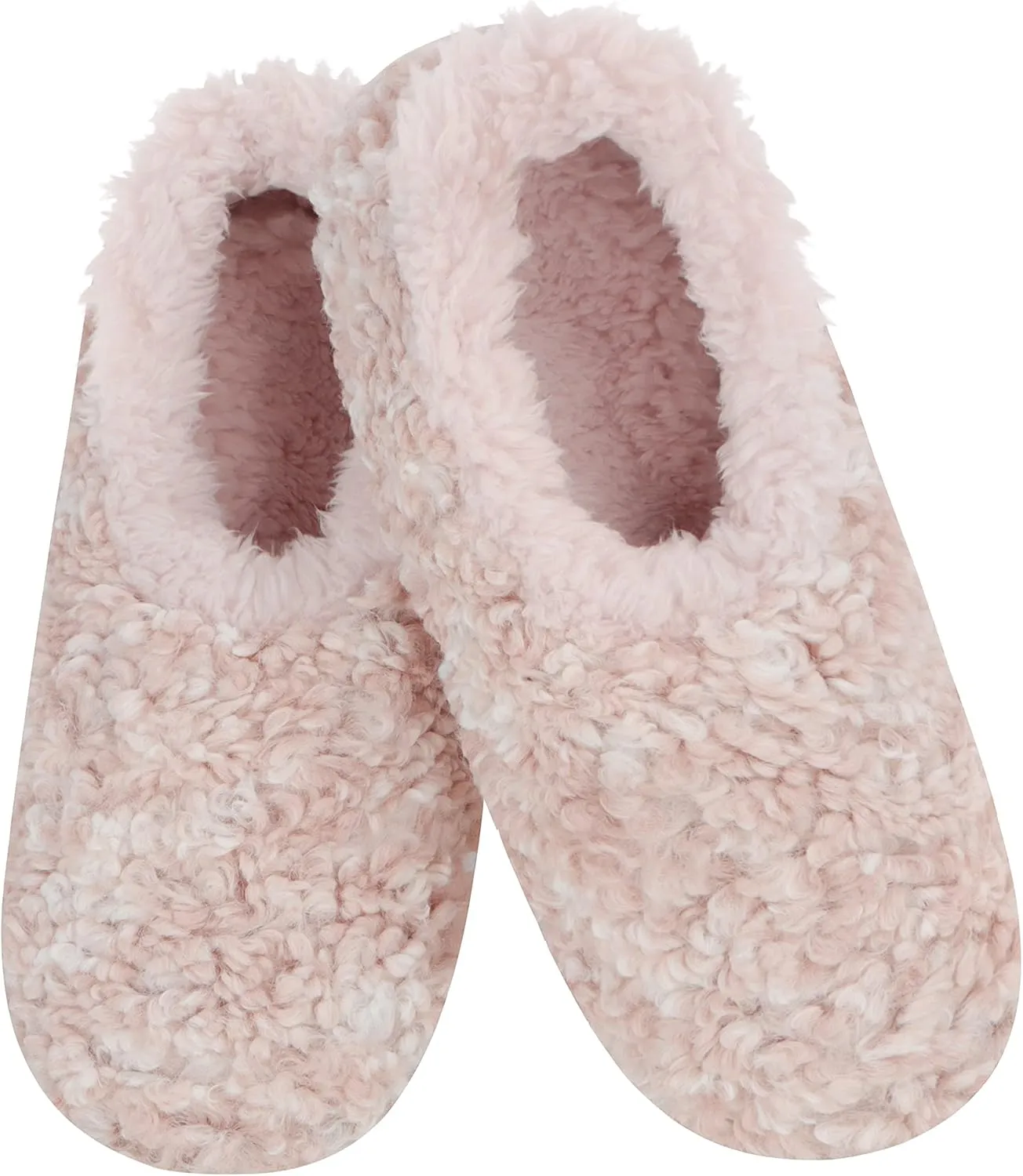 Snoozies Slipper Socks for Women Indoor, Cozy Sherpa-Lined Womens Slippers Non-Skid, Ladies Gifts