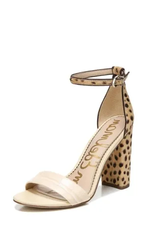 Strap Multi Yaro Toe Open Block Global selection High Sandals Sam Tan Heel Touch-sensitive Edelman Ankle Round