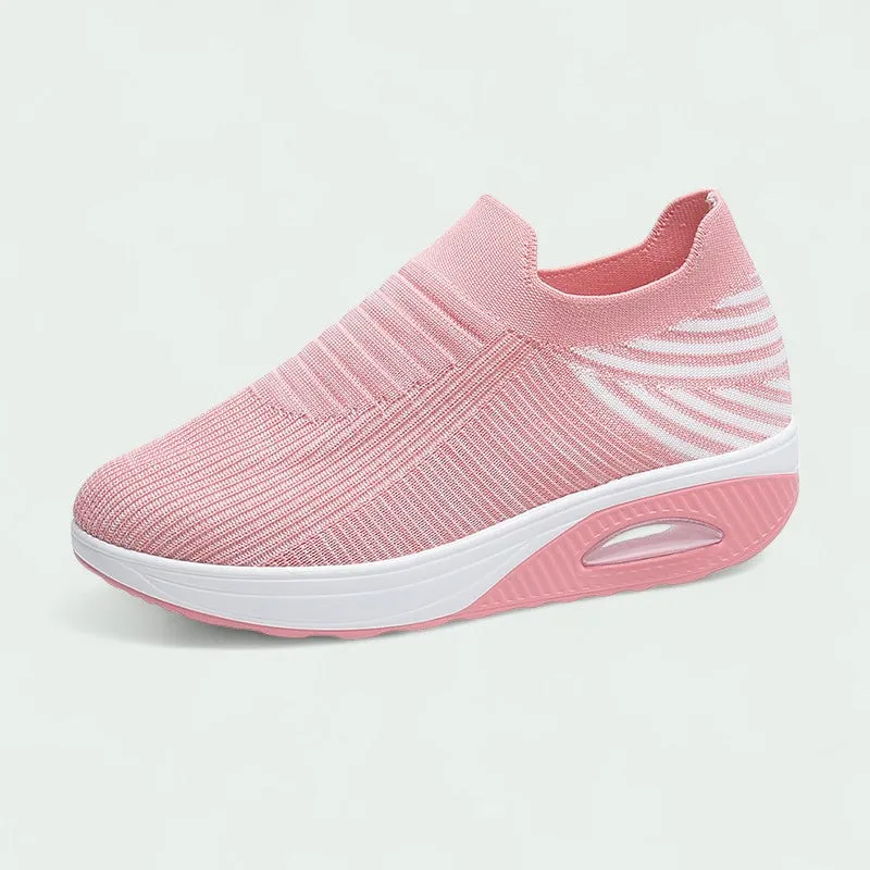 Strazoro | Tricot Trainers with Raised Sole and Breathable Upper (Women)