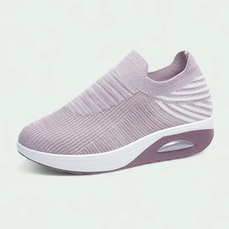Strazoro | Tricot Trainers with Raised Sole and Breathable Upper (Women)