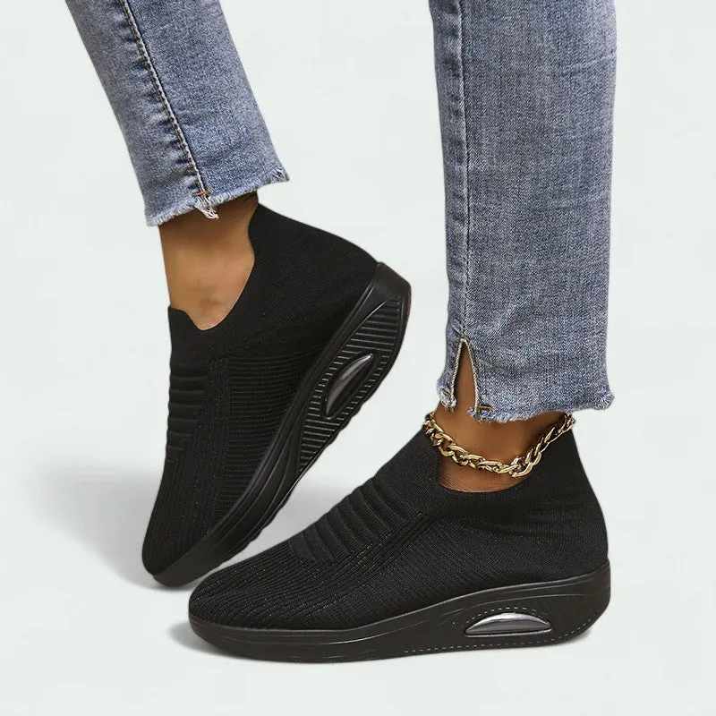 Strazoro | Tricot Trainers with Raised Sole and Breathable Upper (Women)