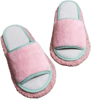 Strip Mop Slippers Floor Cleaning Slippers Men Women Detachable House Slippers Anti-Slip Dust Mop Shoes Lazy Funny Slippers Novelty Footwear