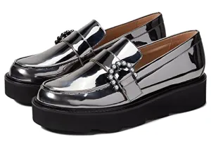Stuart Weitzman Piper Superlift Loafer Gunmetal 6.5 B