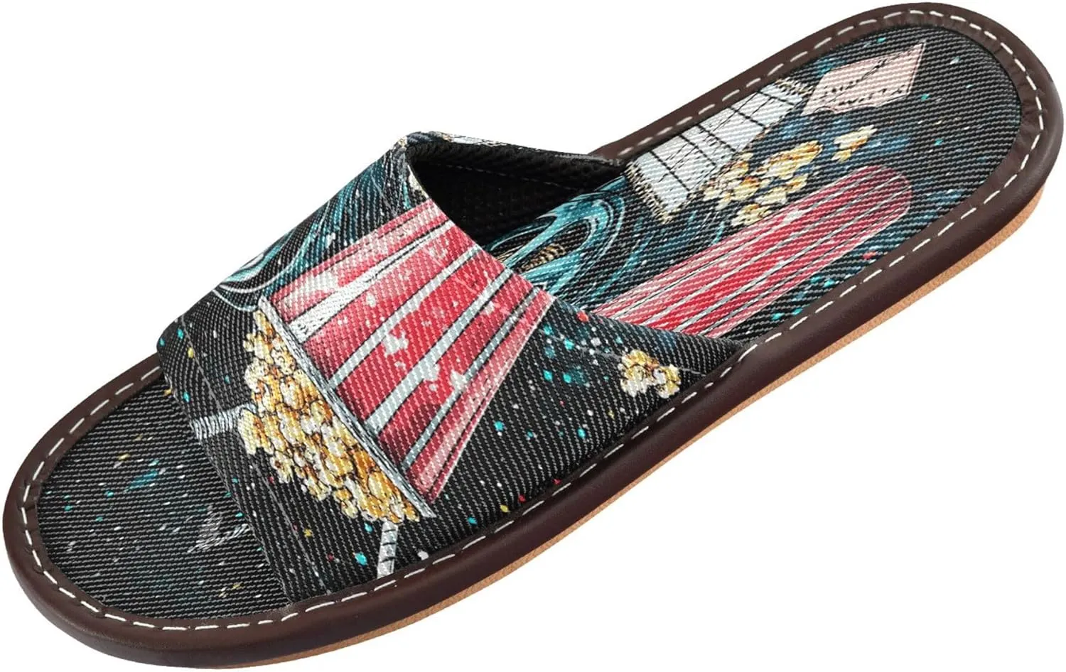 Summer Slipper Popcorn Movie Star Play Indoor House Men Women Quick Drying Slippers