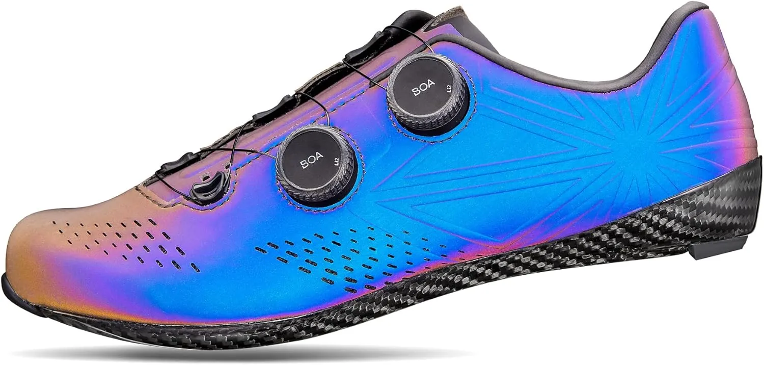 Supacaz Kazze Carbon Road Shoe – Oil Slick Reflective