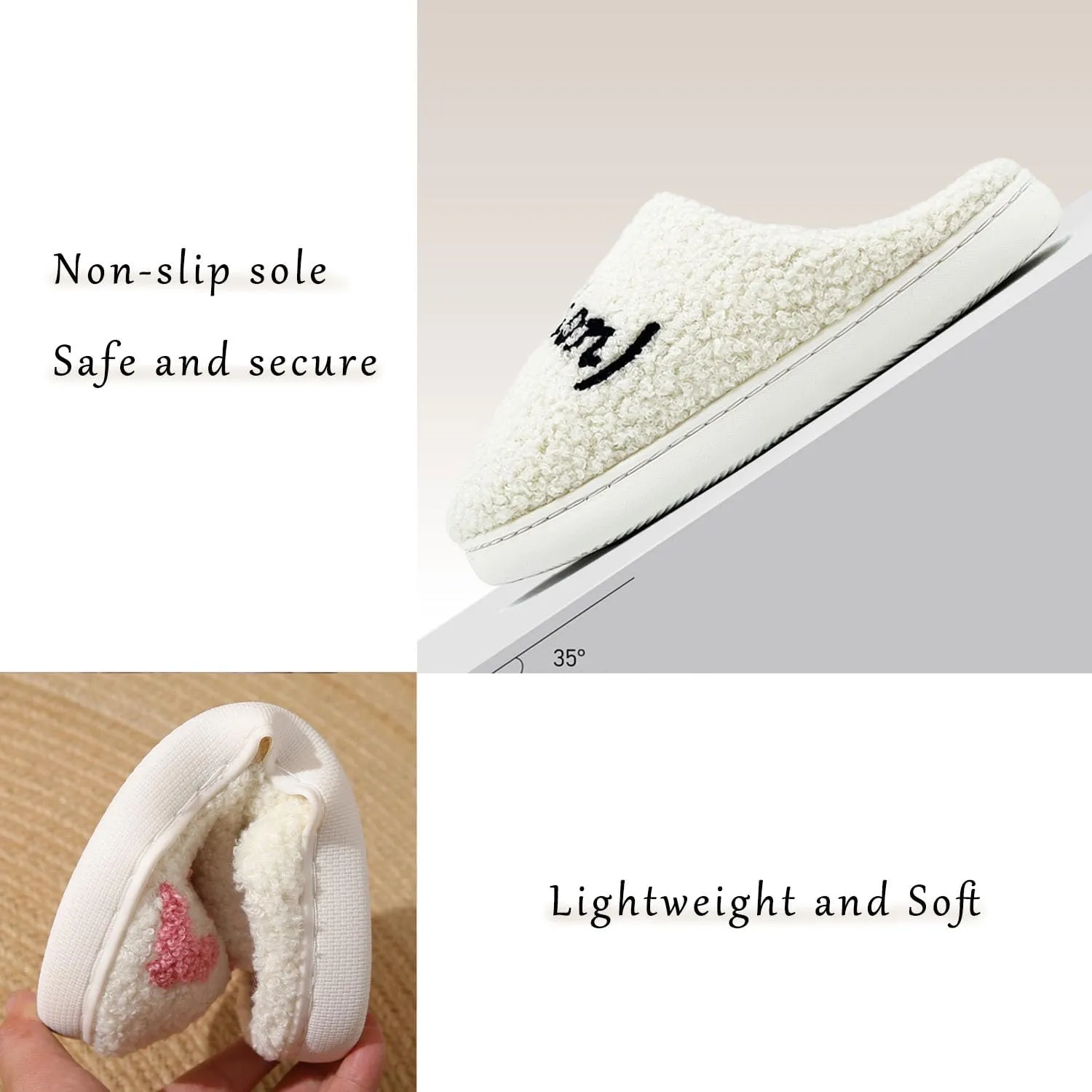 Taylors Slippers For Women Men, Comfy Ladies Bedroom Slipper, Birthday Gifts for Women, Cute House Shoe, Warm Fuzzy Indoor Memory Foam Slip on Shoes