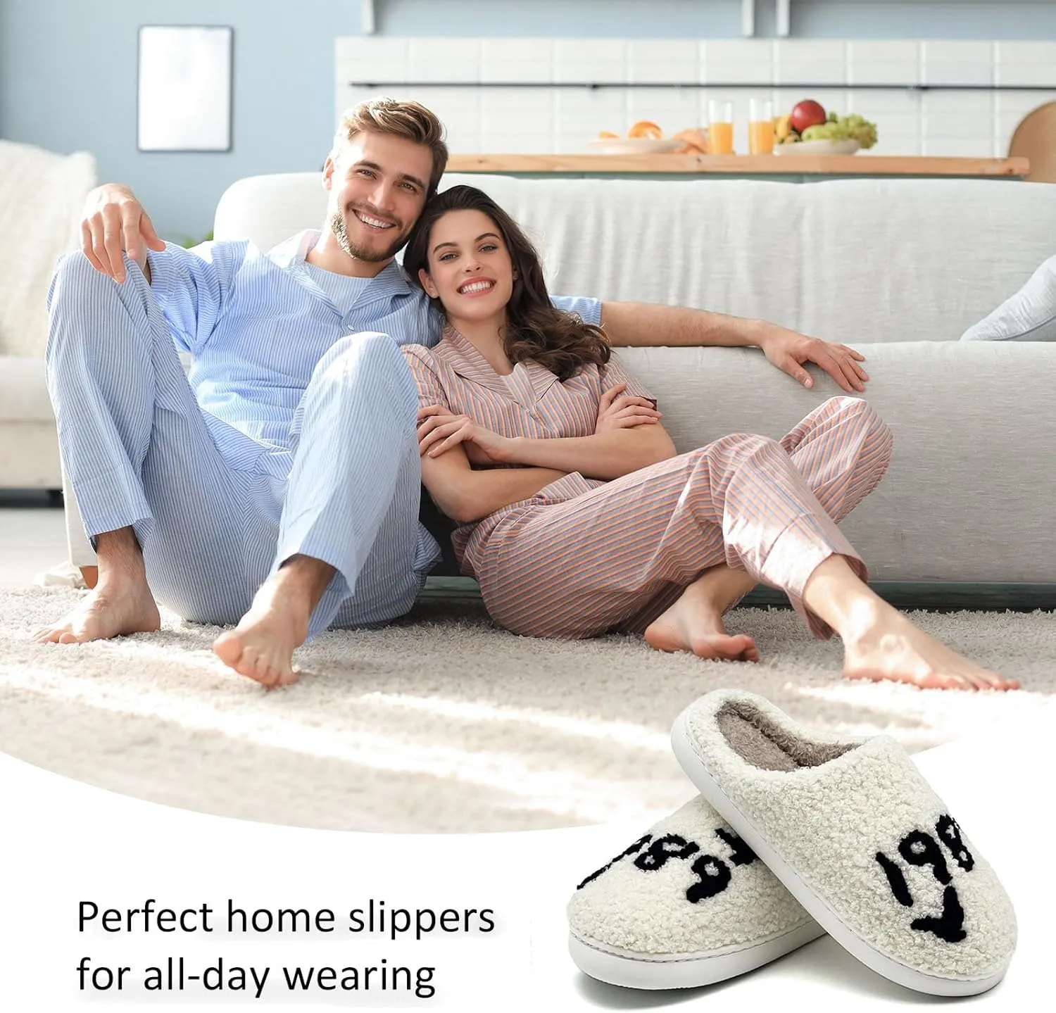 Taylors Slippers For Women Men, Comfy Ladies Bedroom Slipper, Birthday Gifts for Women, Cute House Shoe, Warm Fuzzy Indoor Memory Foam Slip on Shoes