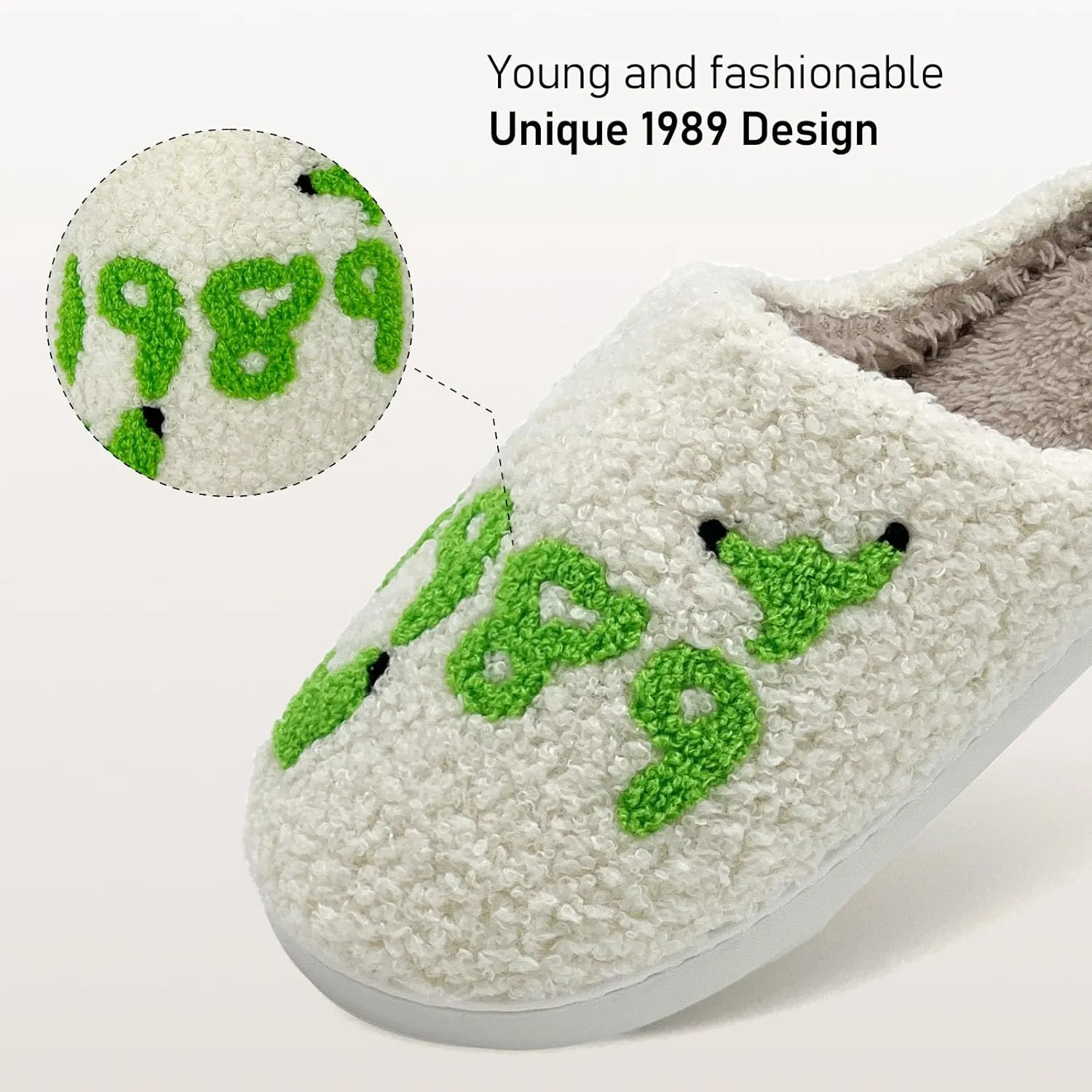 Taylors Slippers For Women Men, Comfy Ladies Bedroom Slipper, Birthday Gifts for Women, Cute House Shoe, Warm Fuzzy Indoor Memory Foam Slip on Shoes