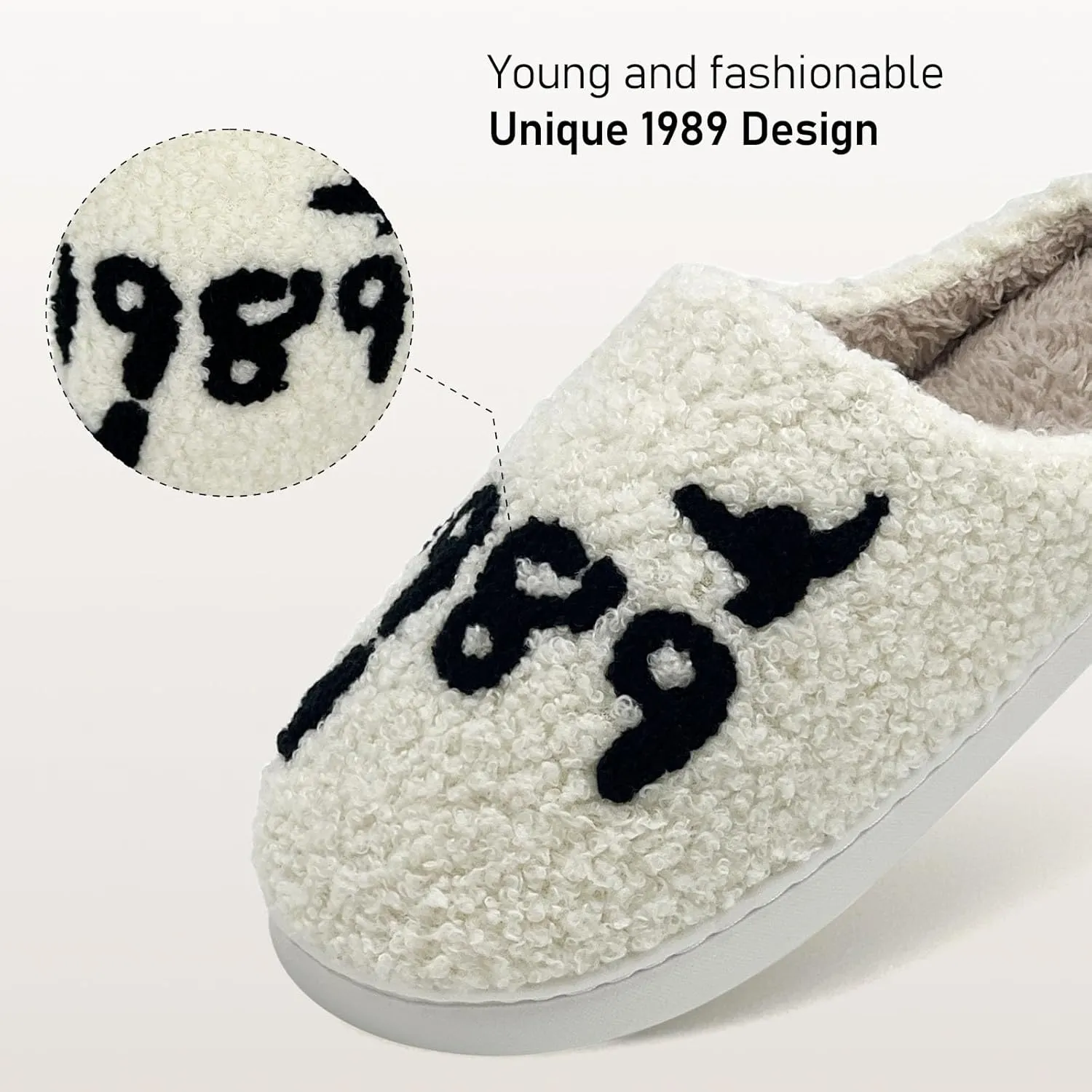 Taylors Slippers For Women Men, Comfy Ladies Bedroom Slipper, Birthday Gifts for Women, Cute House Shoe, Warm Fuzzy Indoor Memory Foam Slip on Shoes