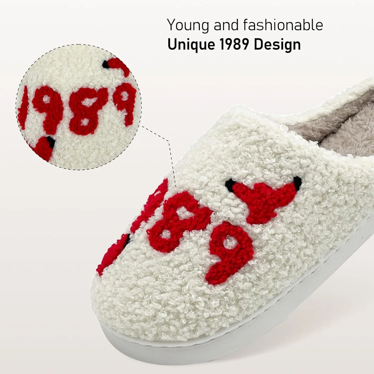 Taylors Slippers For Women Men, Comfy Ladies Bedroom Slipper, Birthday Gifts for Women, Cute House Shoe, Warm Fuzzy Indoor Memory Foam Slip on Shoes