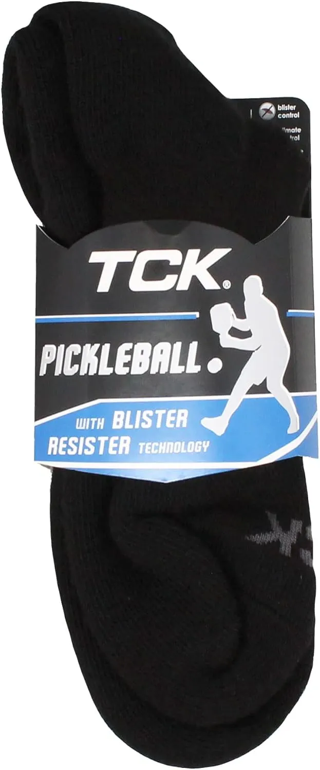 TCK Pickleball Socks for Men and Women Low Cut Sock Full Cushion with Moisture Wicking Yarn