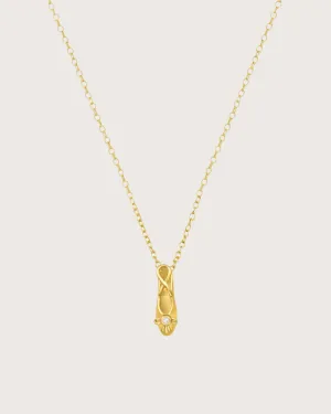 The Plié 14ct Gold Vermeil Pendant Necklace