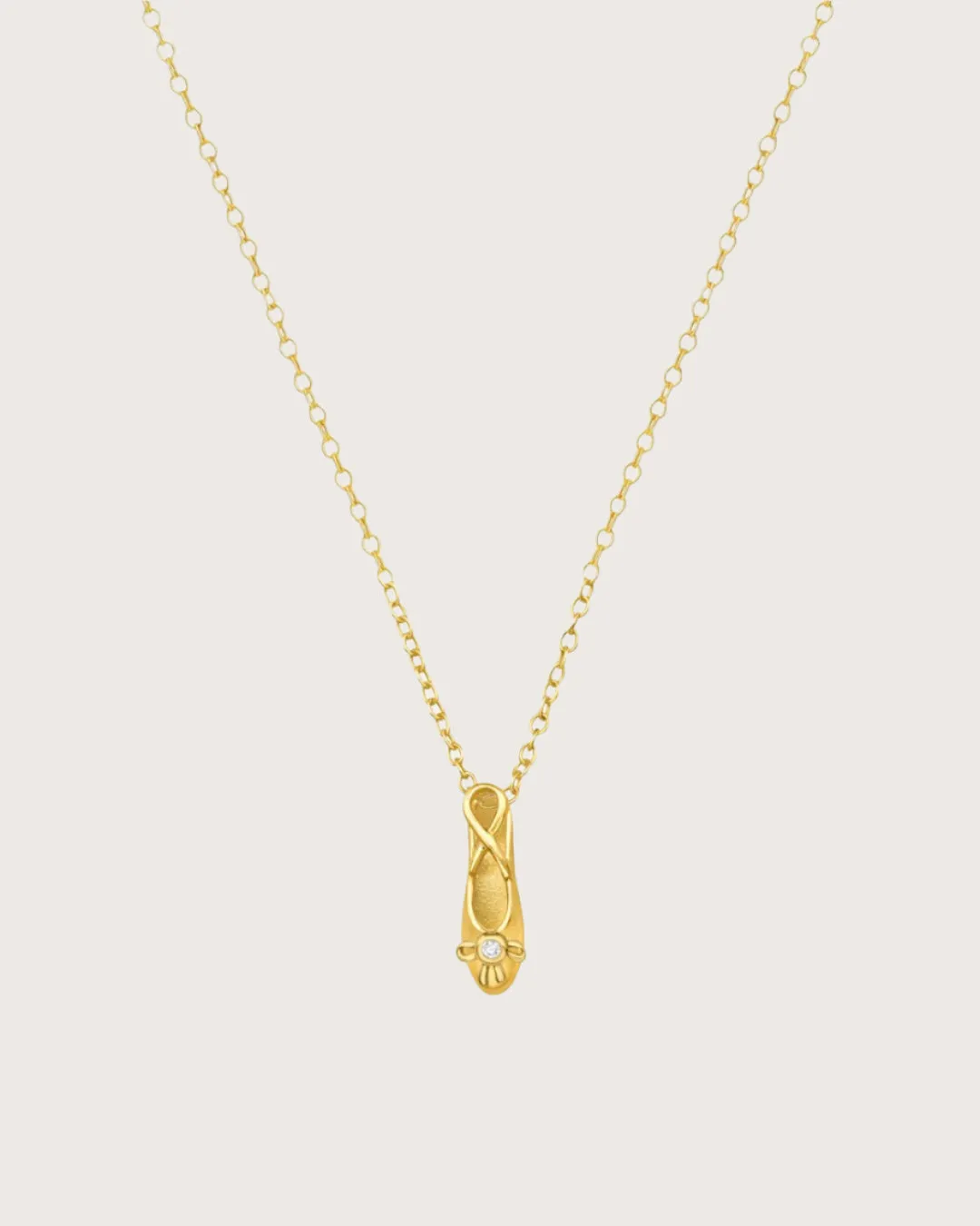 The Plié 14ct Gold Vermeil Pendant Necklace