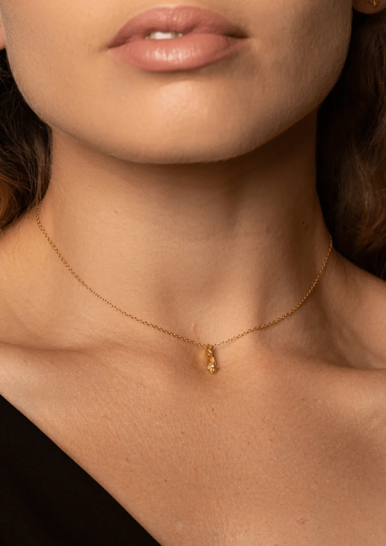 The Plié 14ct Gold Vermeil Pendant Necklace