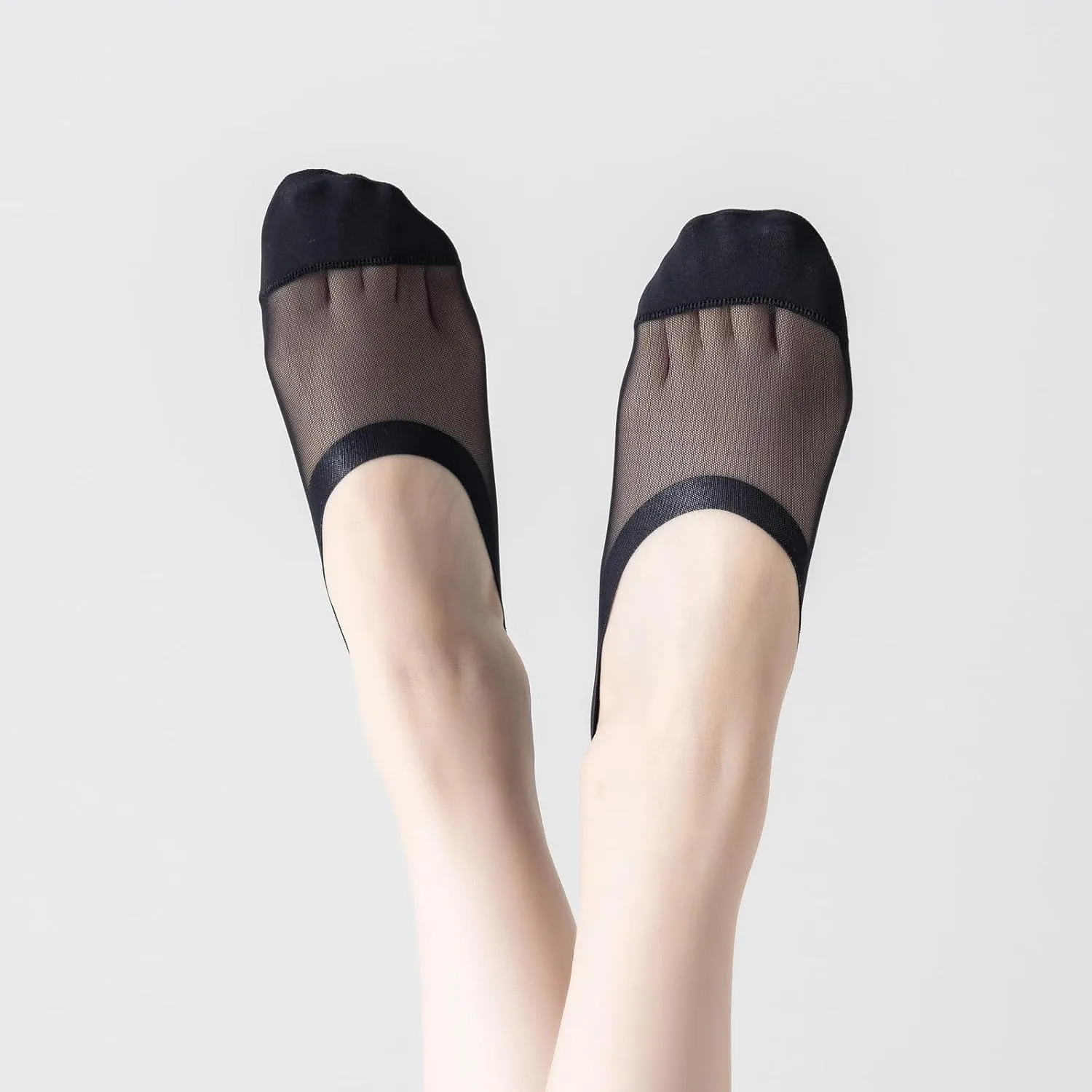 Thin No Show Socks Womens Low Cut Mesh Liner Socks Non Slip Invisible Breathable Footies