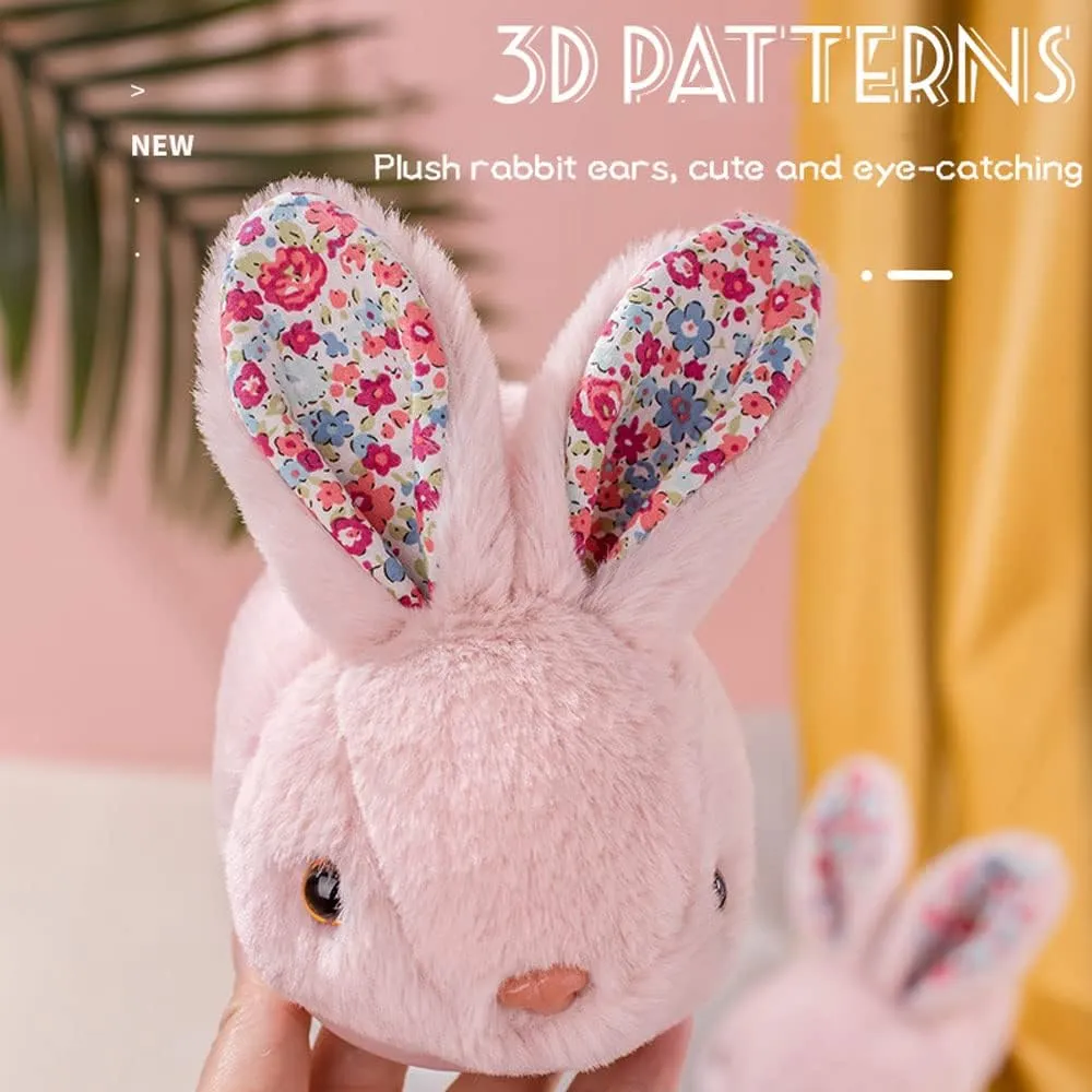 Toddler Rabbit Winter Slippers - Soft Plush Indoor Bunny Slippers for Girls & Boys