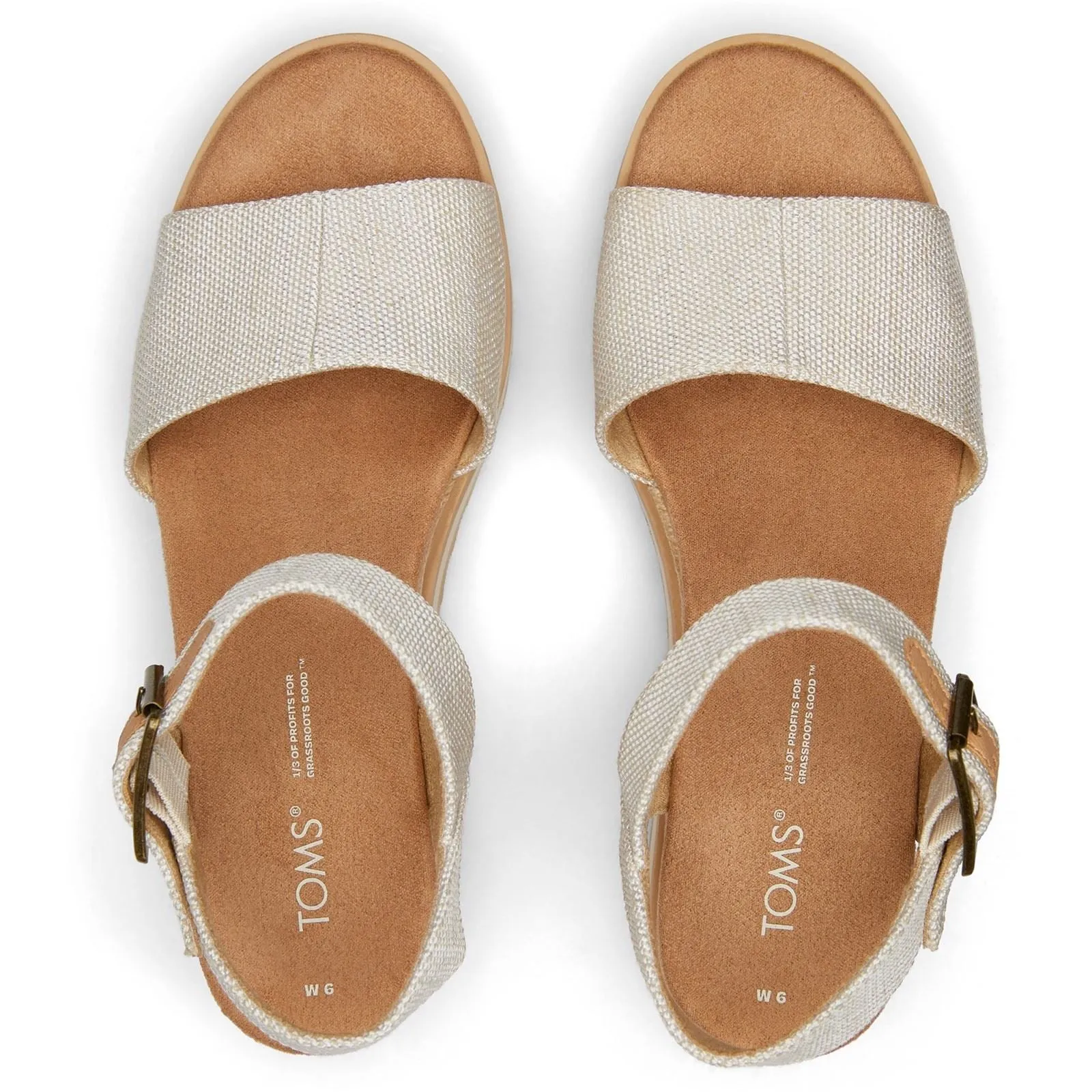 TOMS Women's Diana Sandal in Natural