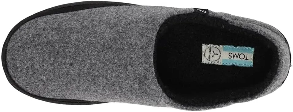 TOMS Womens Ezra Scuff Casual Slippers Casual - Blue