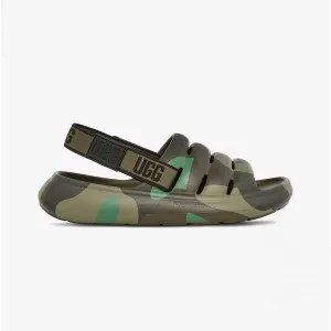 UGG SPORT YEAH CAMO POP Mens Sandals Green Moss
