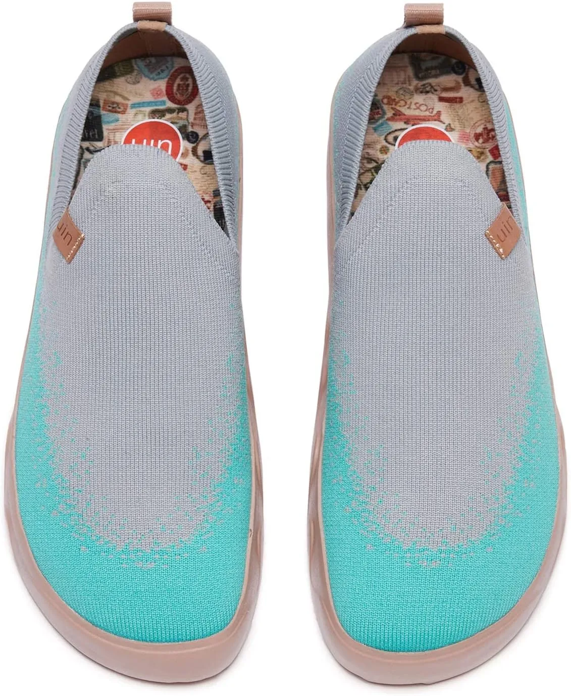 UIN Women's Art Painted Travel Shoes Slip On Casual Loafers Lightweight Comfort Fashion Sneaker Fuerteventura