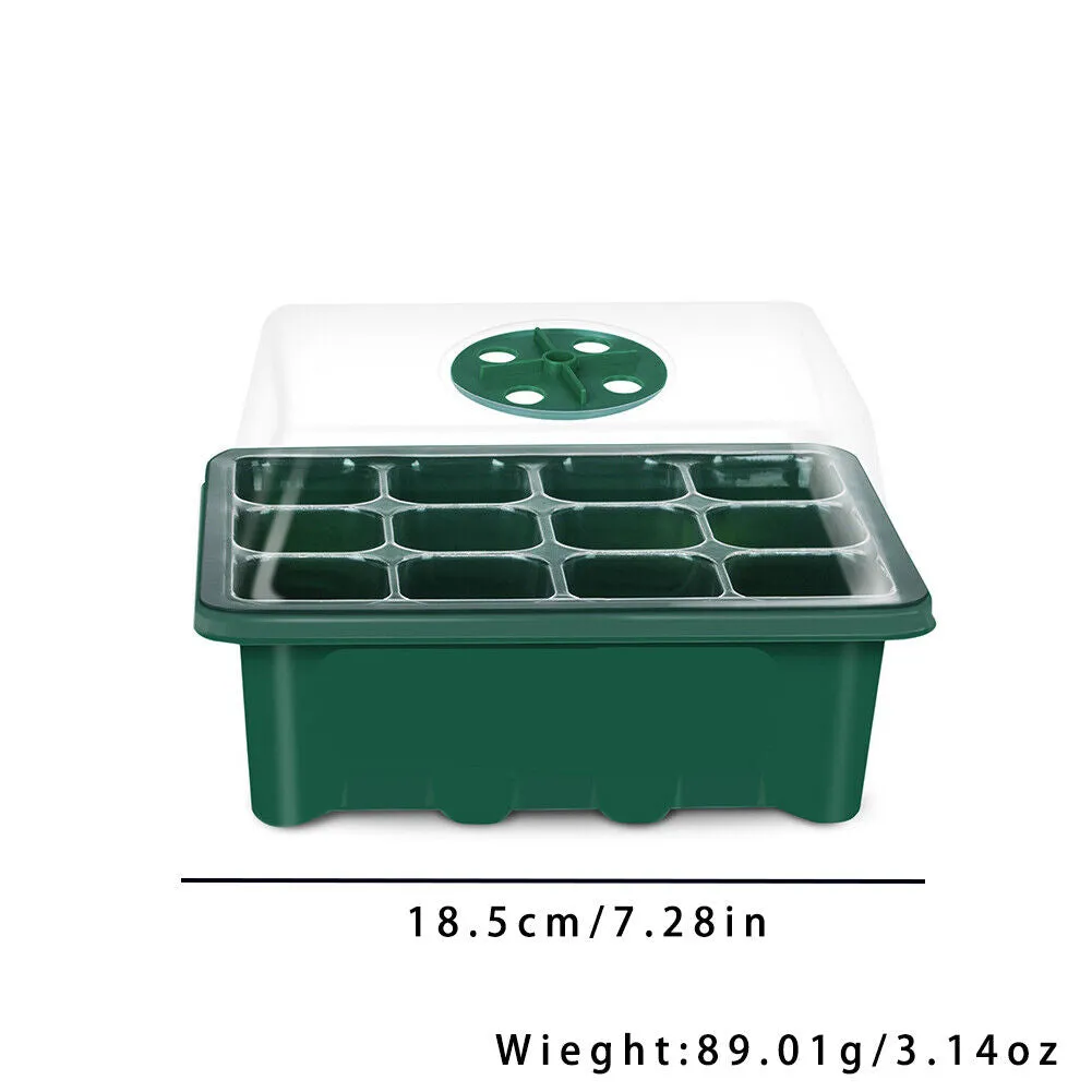 US 5-10 Pack Seed Starter Tray Peat Pots Kit Plant Growing Nursery Biodegradable