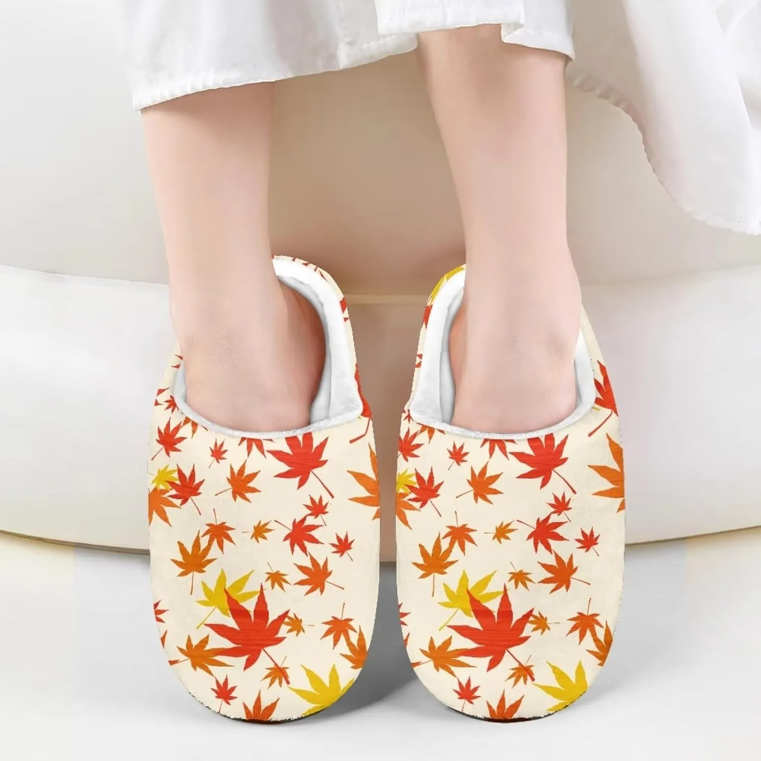 Veniyate House Slippers Cozy Plush Indoor Outdoor House Shoes Bedroom Slippers for Toddler Kid