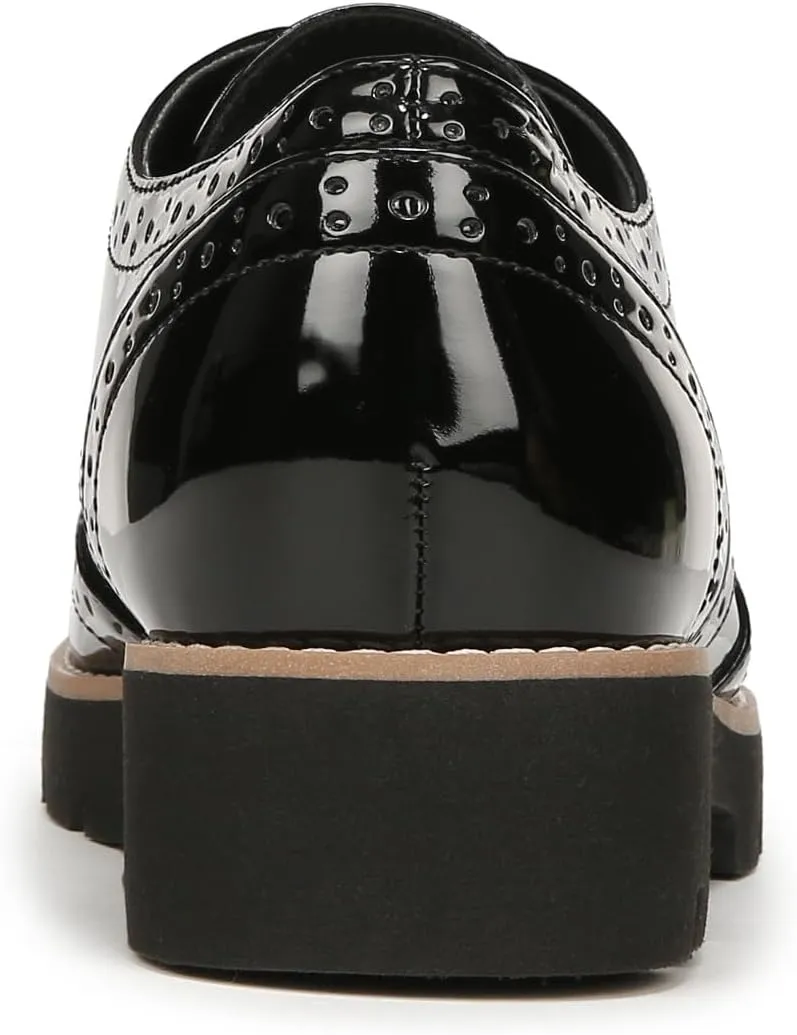 Vionic Womens Charm Alfina Comfort Lace Up Loafers- Supportive Walking Shoes for Heel Pain, Plantar Fasciitis with Orthotic Insole Arch Support That Corrects Pronation and Alignment Med-Wide Fit