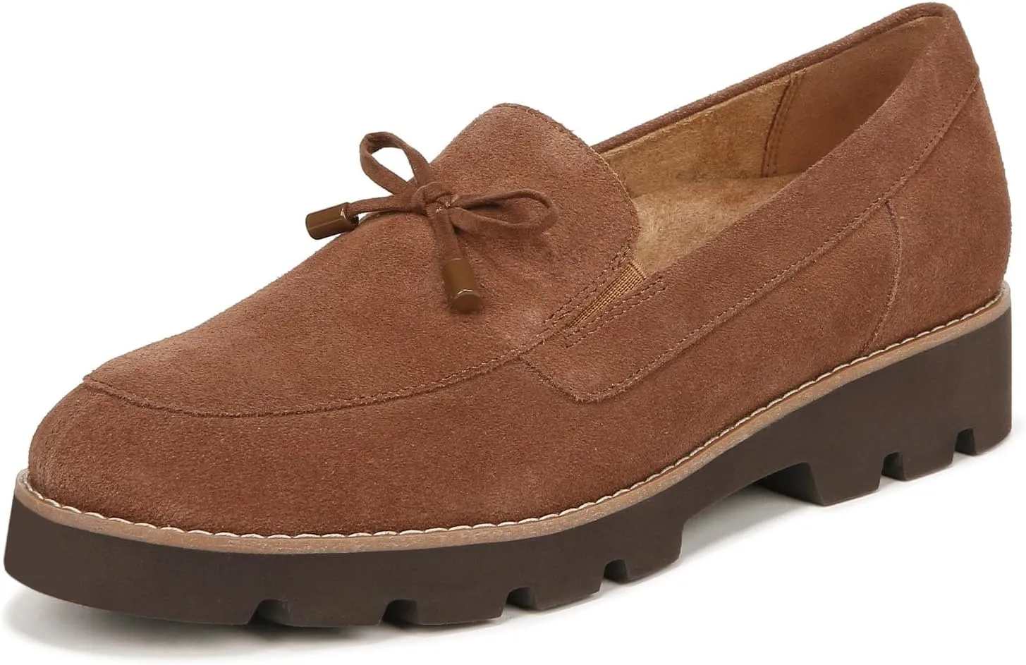 Vionic Women’s Loafer Charm Finley Comfort Lace Up- Supportive Walking Shoes That Include VIO Motion Technology Orthotic Insole with Built-in Arch Support, Helps Heel Pain, Medium and Wide Fit