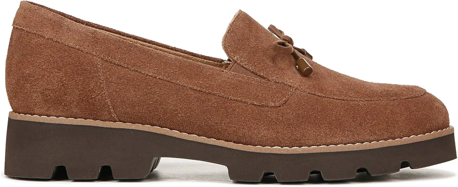 Vionic Women’s Loafer Charm Finley Comfort Lace Up- Supportive Walking Shoes That Include VIO Motion Technology Orthotic Insole with Built-in Arch Support, Helps Heel Pain, Medium and Wide Fit