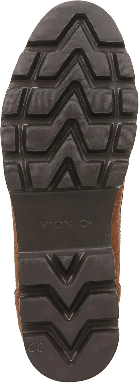 Vionic Women’s Loafer Charm Finley Comfort Lace Up- Supportive Walking Shoes That Include VIO Motion Technology Orthotic Insole with Built-in Arch Support, Helps Heel Pain, Medium and Wide Fit